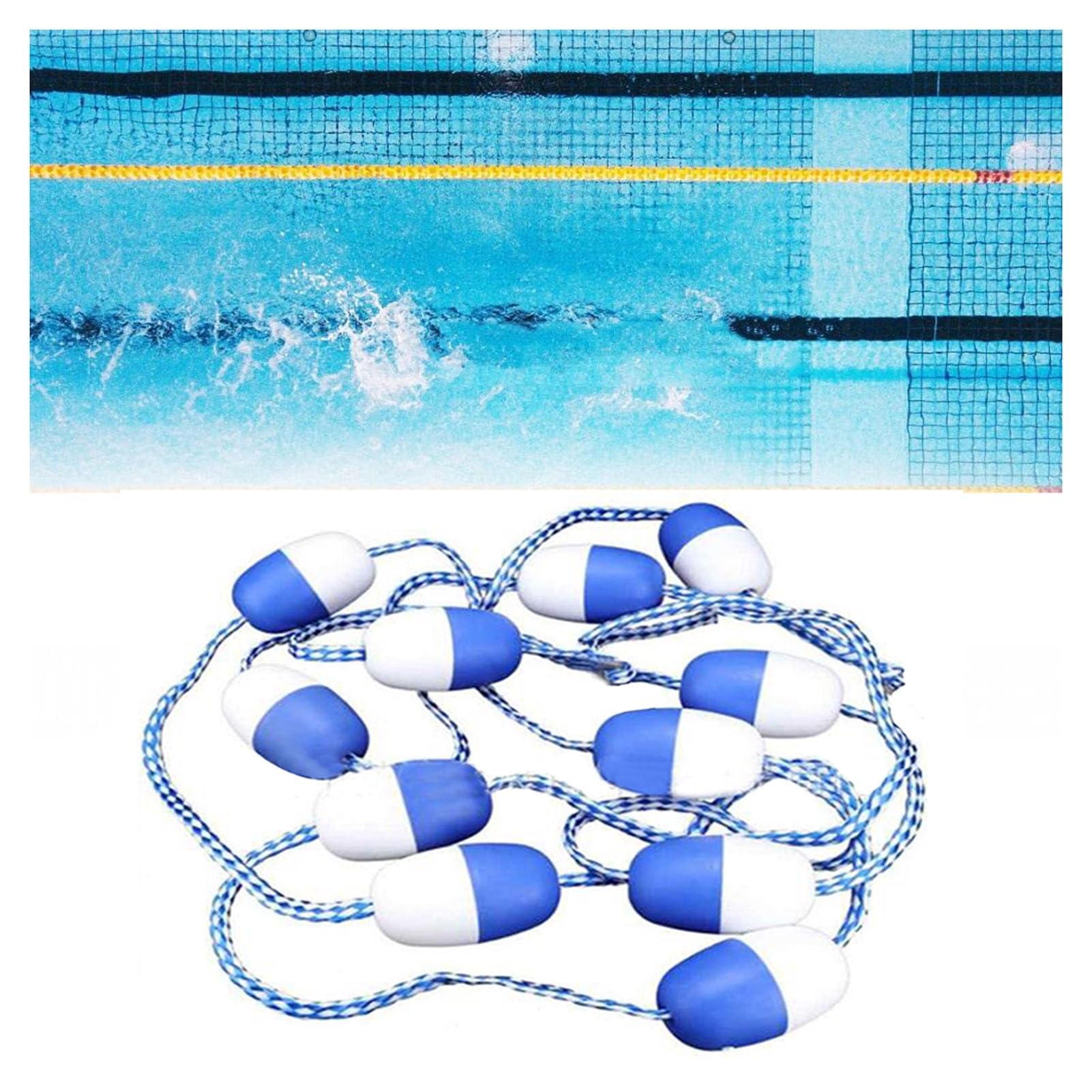 Bouée de couloir de nage séparateur sécurité piscine flottant 9m