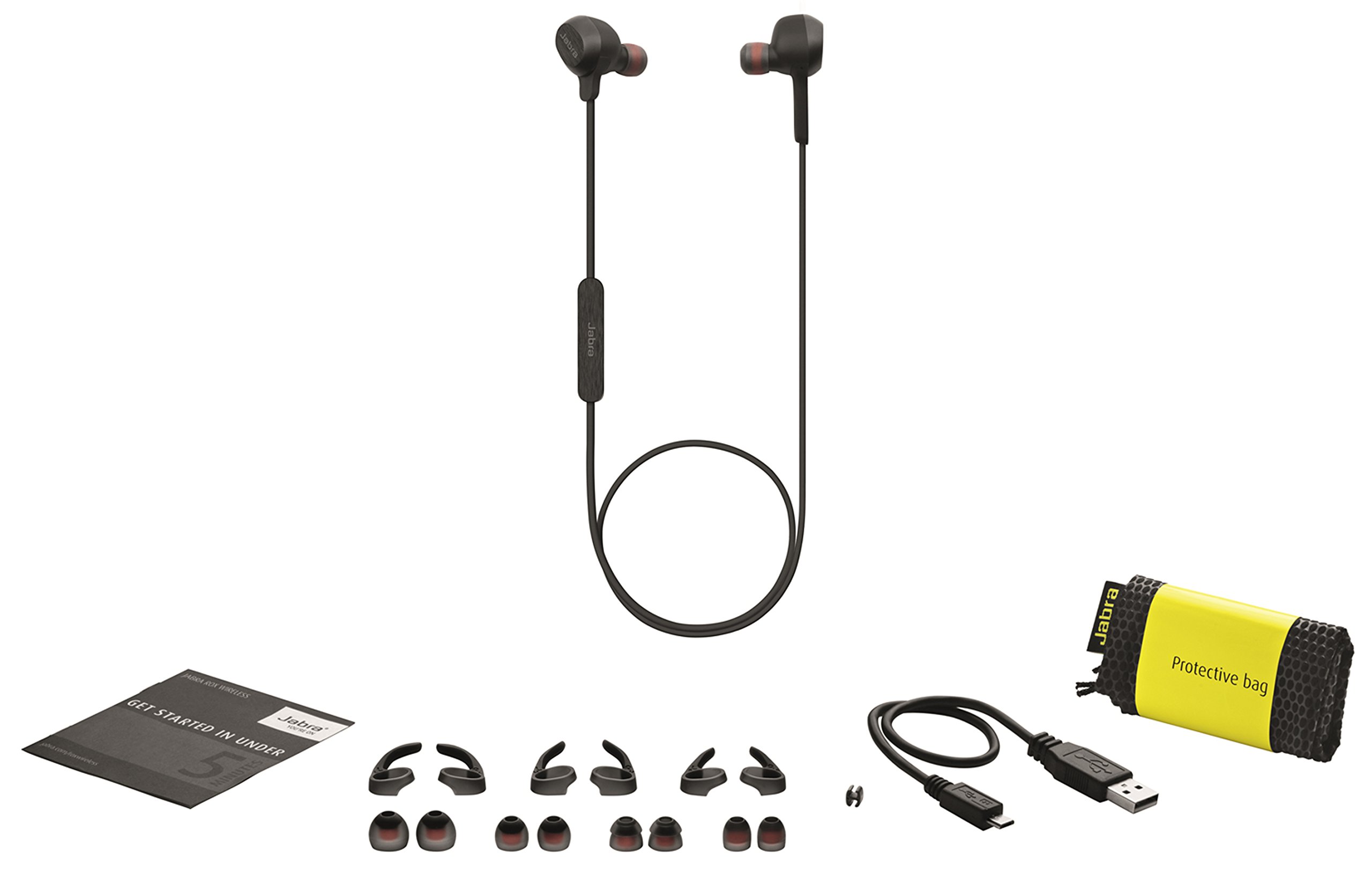 Jabra Rox Wireless Bluetooth Stereo Headset Black Desertcart