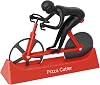 Pizza Cutters, Bicycle Pizza Cutter Dual Stainless Steel Super Sharp Blades Slicer with Non-Stick Coating, Red
