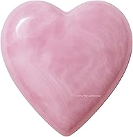 Vista 88 de Amazing Gemstone Piedra de Palma de Corazón de Cristal de Chakra - Piedra de Masaje de Bolsillo para Preocupación para Equilibrio Natural de Chakras