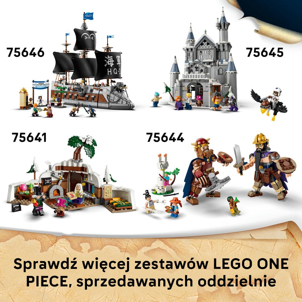 LEGO ONE PIECE Tony Tony Chopper 75643 | Postać ONE PIECE, model do zbudowania, prezent dla fana anime 9+, 577 elementów