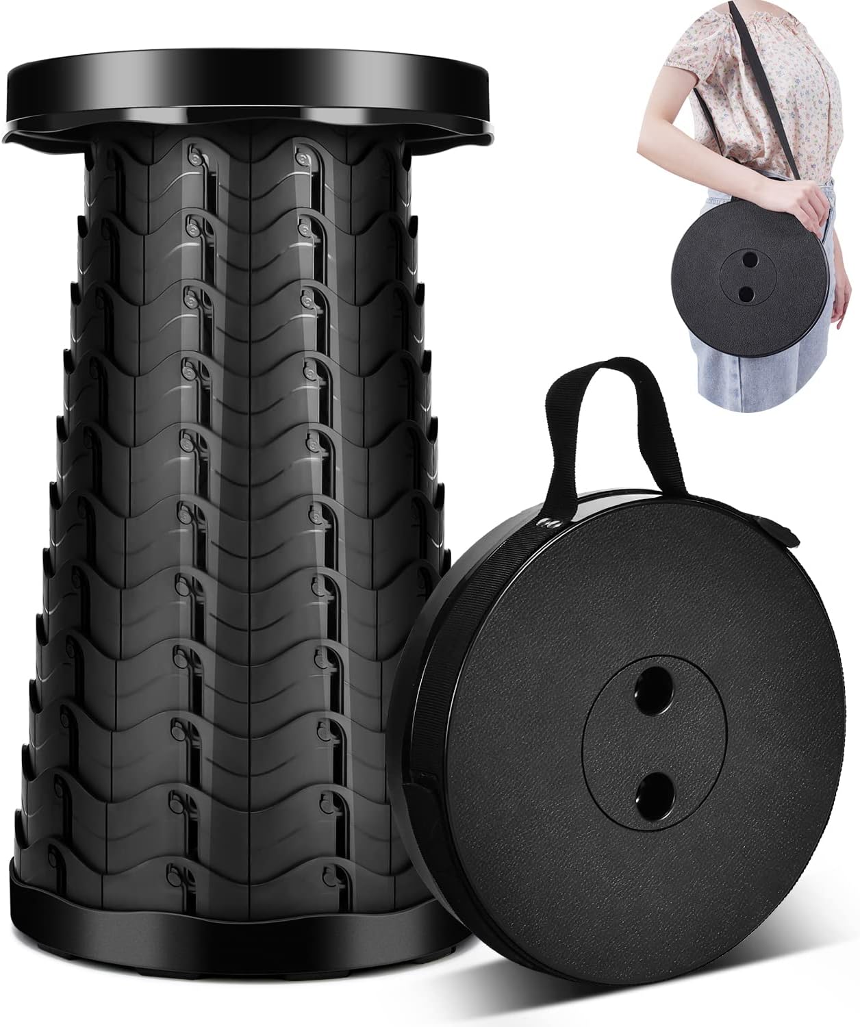 NUMANU Collapsible Stool Standard (Stool + 3in1 Carry Bag