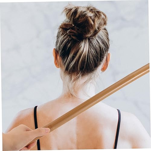 Miniatura 5 de LALAFINA Masajeador Herramientas de Mano Masajeador Bambú Palo de Masaje de Bambú para Cuerpo Bambú Manual Masaje Stick Herramientas de