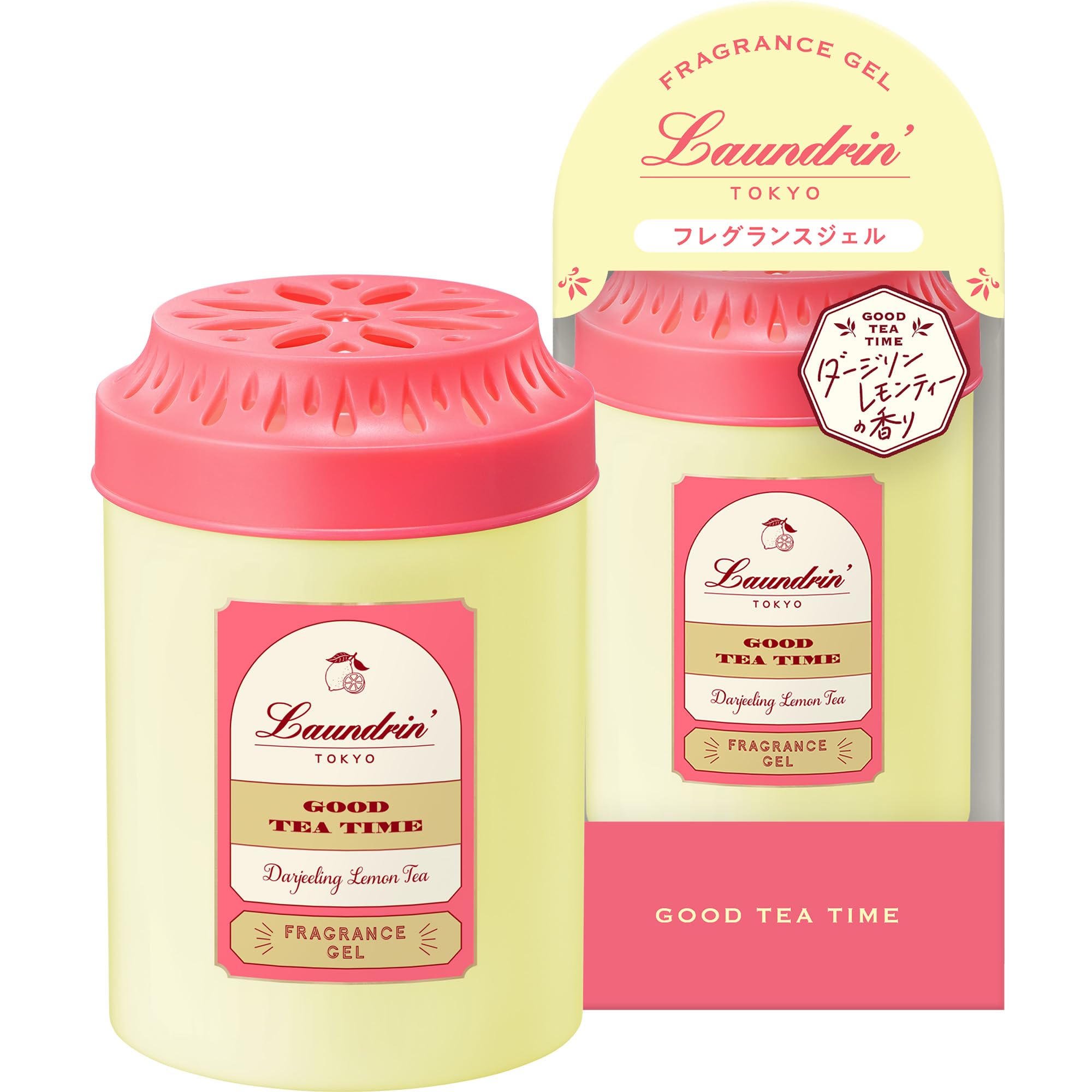 Laundrin'(ランドリン) 芳香剤 フレグランスジェル ダージリンレモンティーの香り 130g