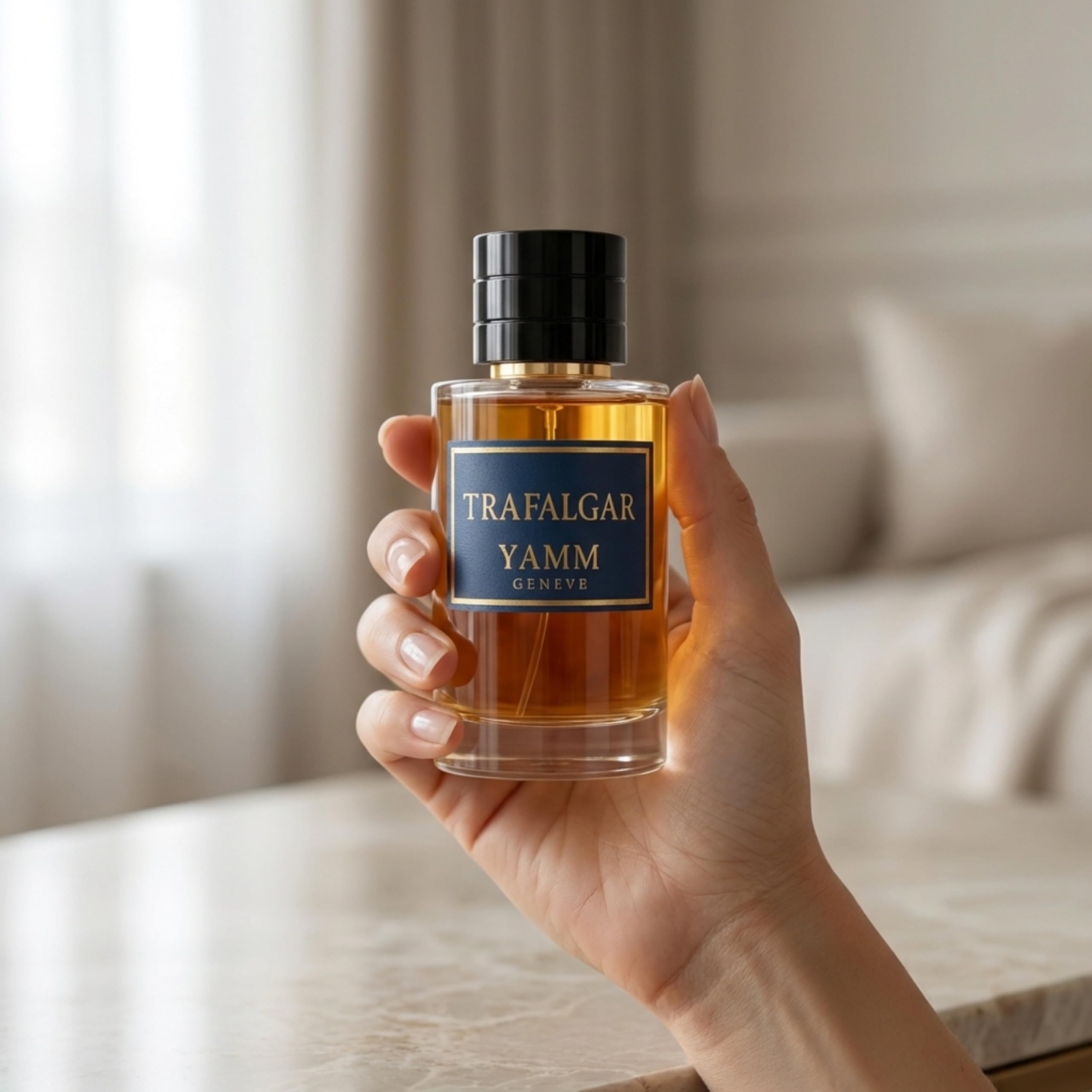 Trafalgar – Extrait de Parfum – Fruits Rouges & Musc – 50 ml | Accord fruité musqué, juteux et velouté, à la tenue durable, avec framboise, cassis, fraise, mandarine et patchouli.