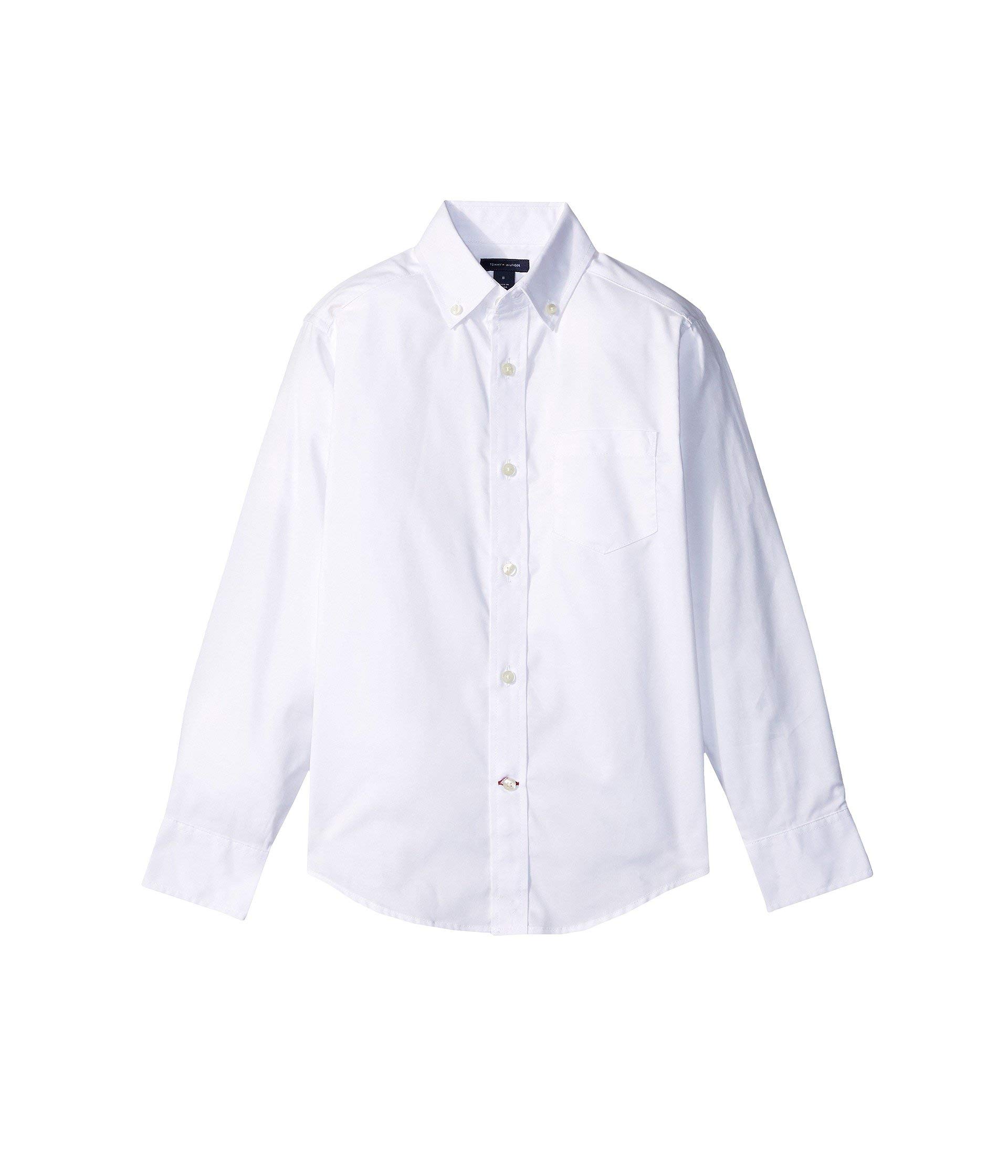 Tommy Hilfiger Boy's Pinpoint Oxford Shirt (Big Kids)