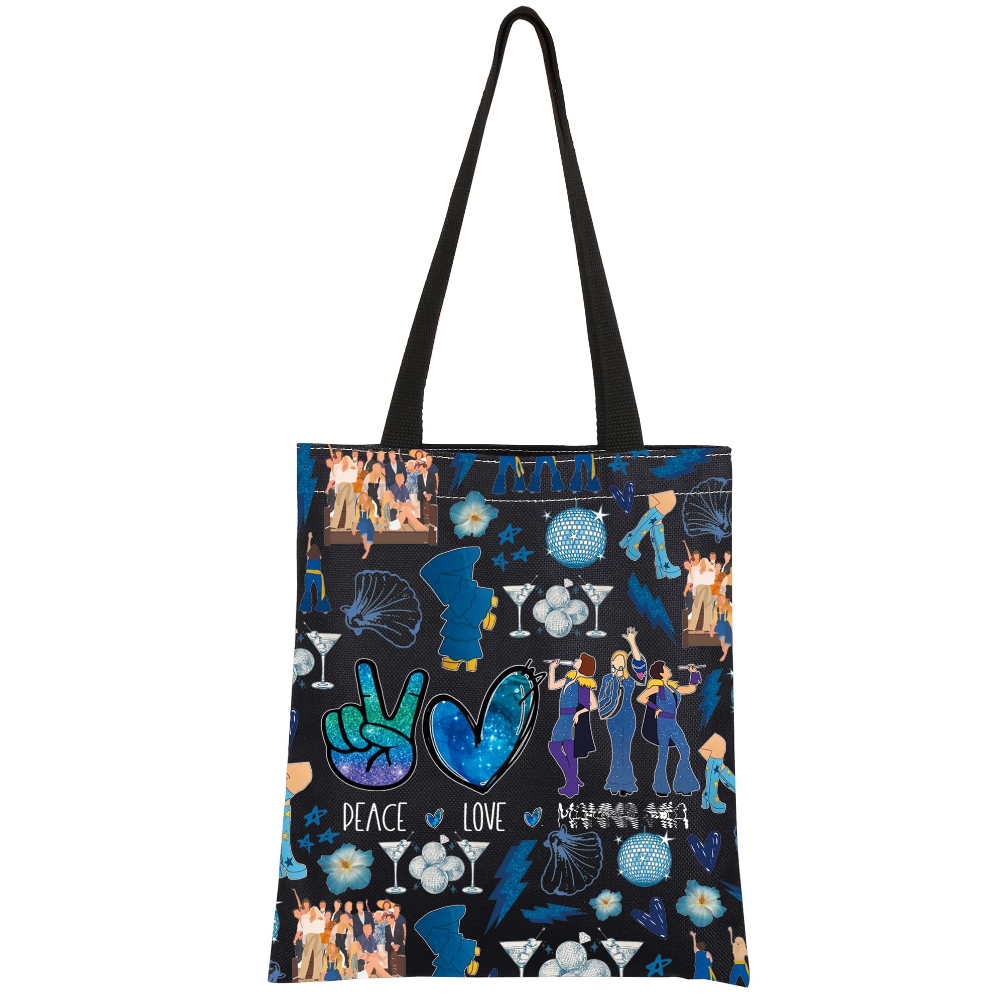 CMNIM Do-na Gift Ma-ma Musical Makeup Bag Peace Love Miia Fans Cosmetic Make Up Bag Comedy Gift for Fans