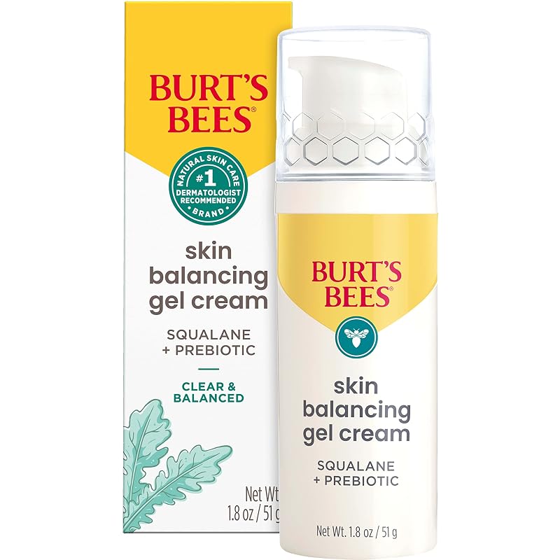 Burt's Bees Creme em Gel para Cuidados da Pele com Esqualano e Prebiótico, 50 mL