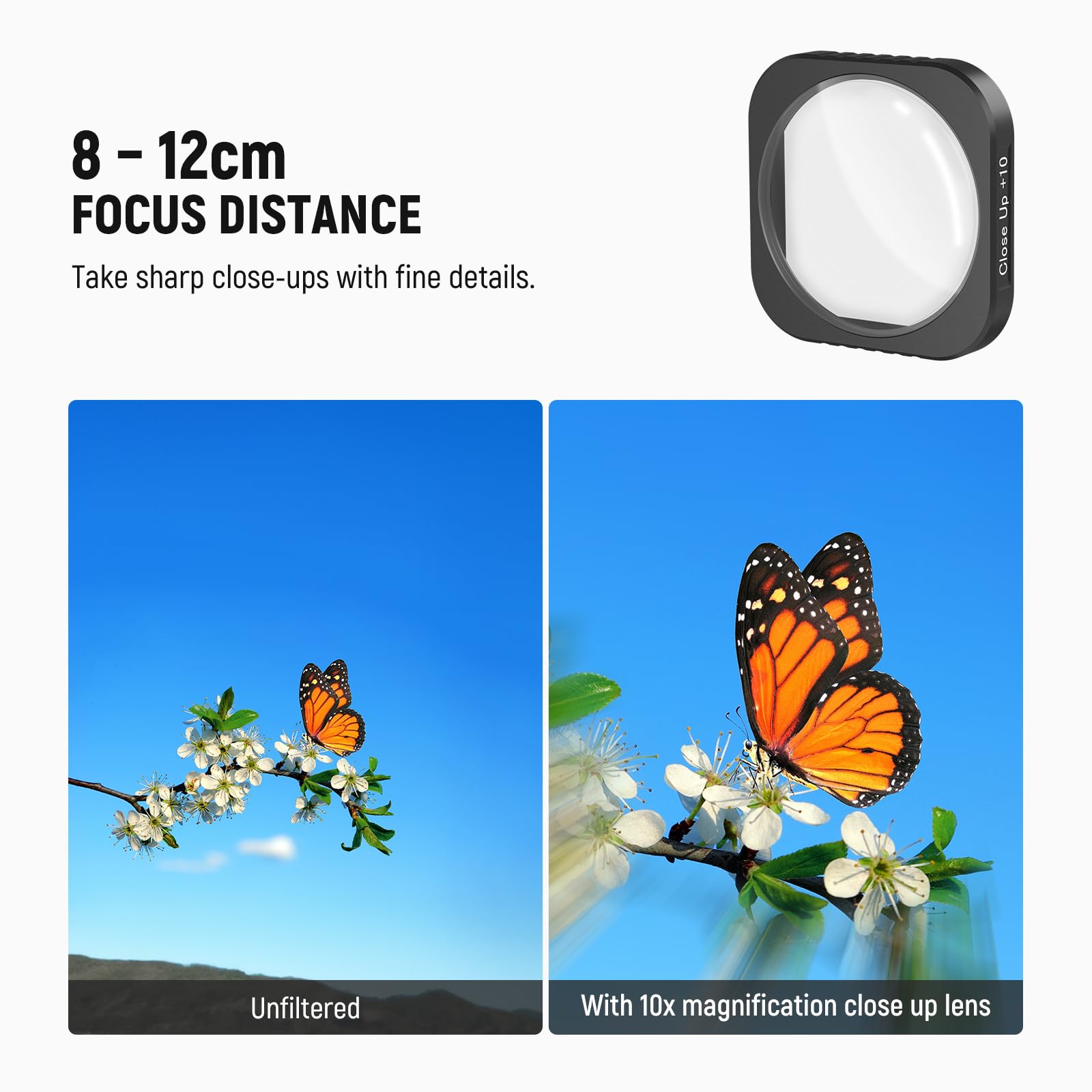 NEEWER Obiettivo Macro 10X Compatibile Insta360 Ace Pro Ace Pro 2 LS-C40