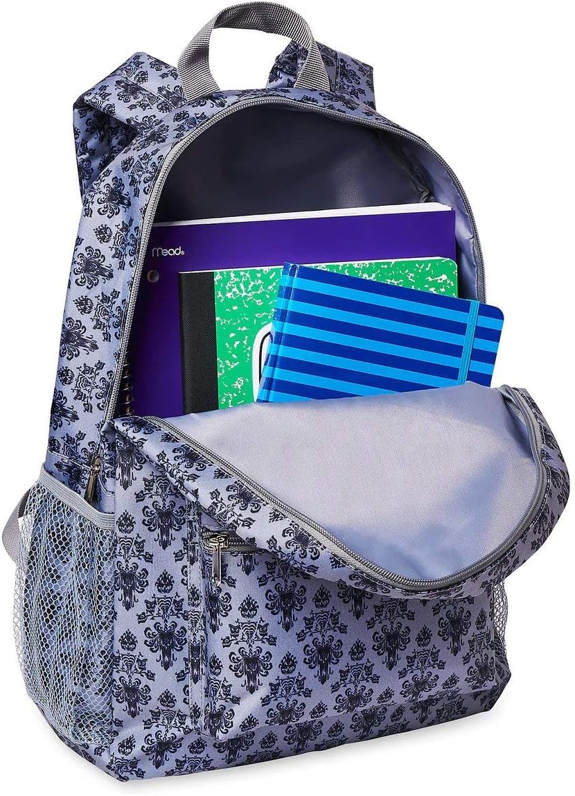 haunted mansion wallpaper backpack