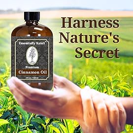 Premium Cinnamon Oil 4 Fl Oz with Huge Dropper and Sprayer - 100% Pure, Natural & Therapeutic - Cleaning, DIY Soap, Diffuser, Aromatherapy, Garden and Kitchen - Indoor and Outdoor