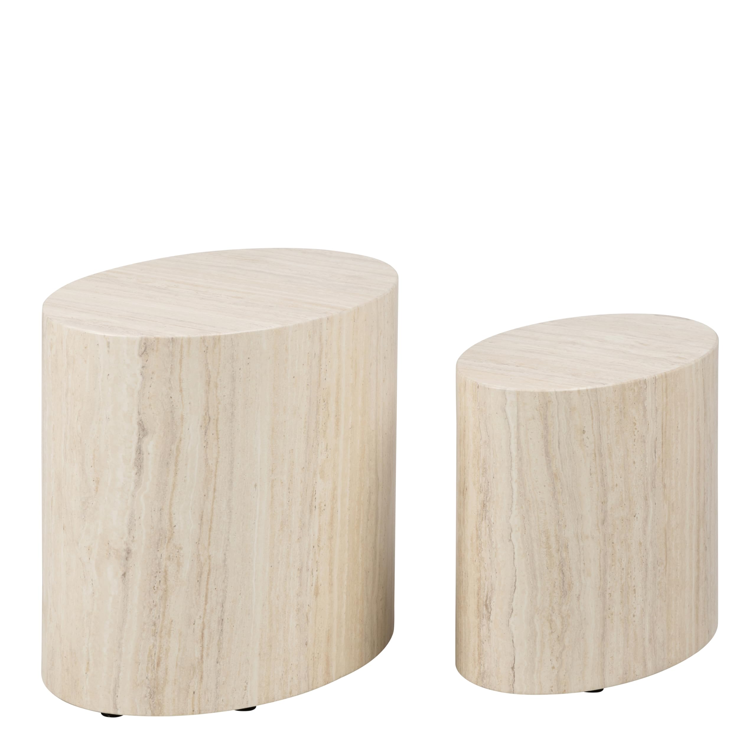 Furniture To Go | Mice Oval Coffee Table Set in Light Oak