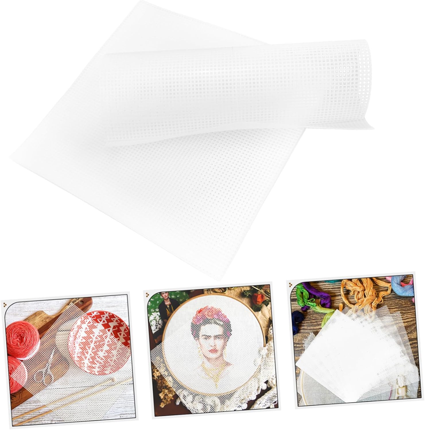 10pcs Plastic Needle Mesh Sheets for DIY Crafting and Weaving