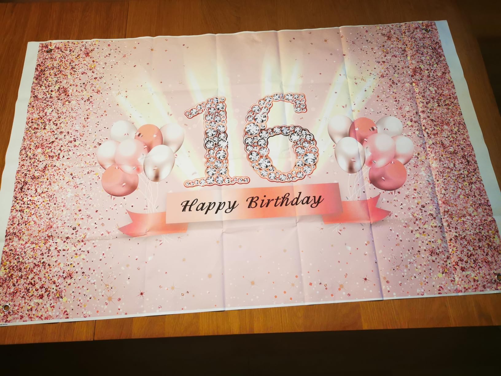 16. Geburtstag Deko für Mädchen, 16 Geburtstag Banner Hintergrund, 16 ...