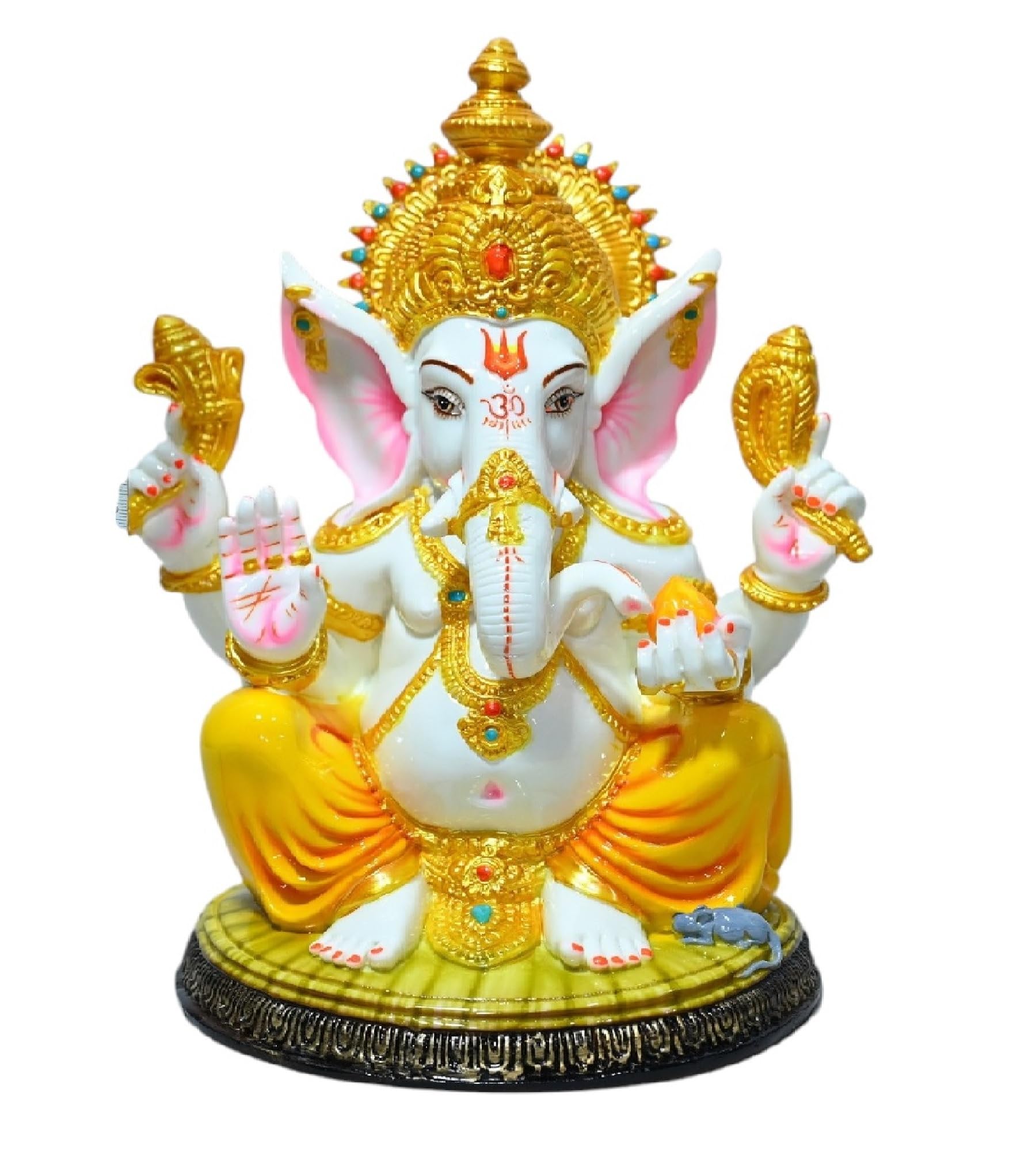 Idole Ganesh marbre multicolore, le cadeau de pendaison de crémaillère idéal