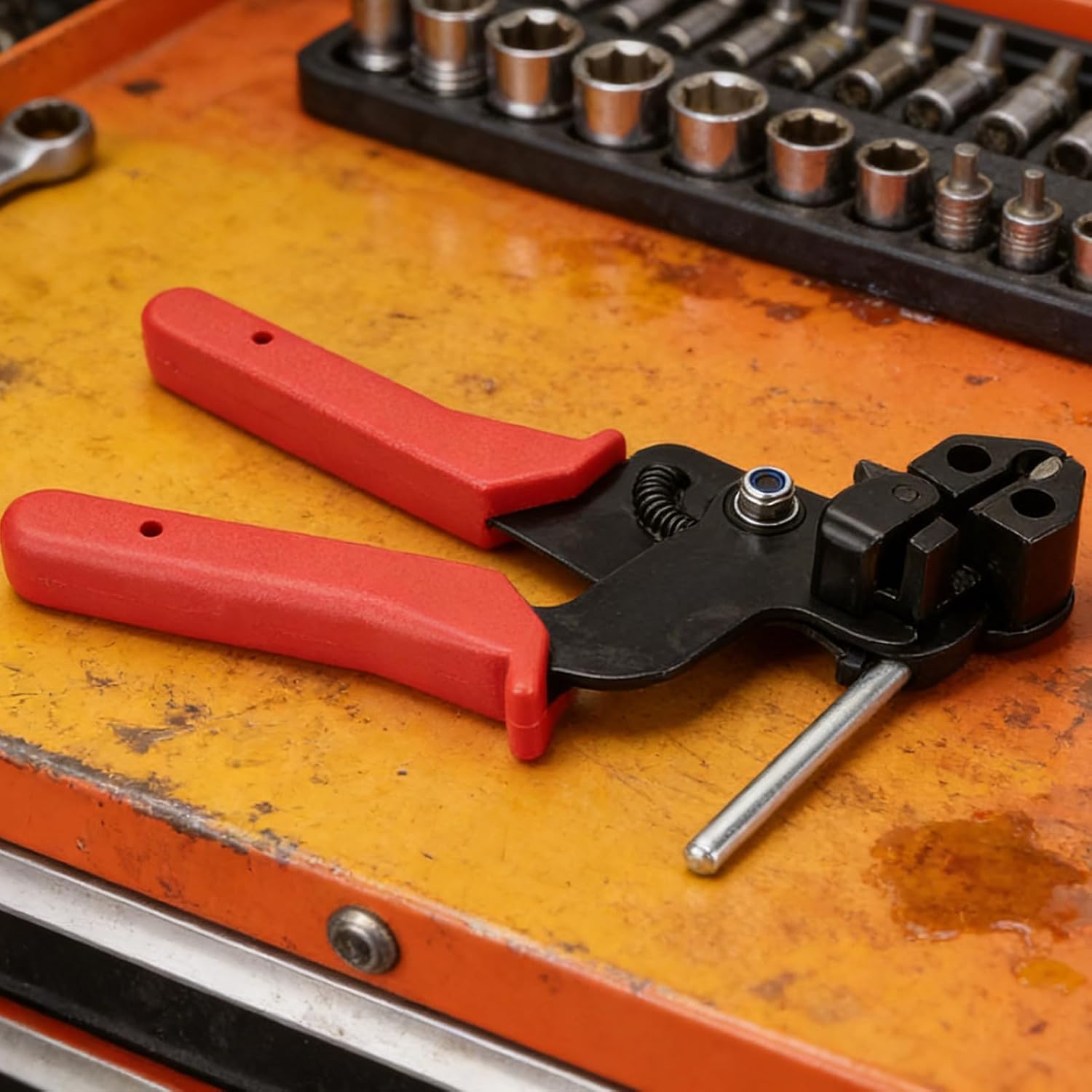 Zip Tie Cutter Tool - Heavy Duty Tightener | Stainless Steel Zip Tie Pliers - for Outdoor, Fence, Bundling, Exhaust Pipe, Repair, Automotive, Construction