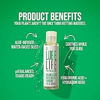 Vista 5 de LubeLife Lubricante orgánico a base de aloe y agua, lubricante personal para mujeres, hombres y parejas, compatible con juguetes y condones