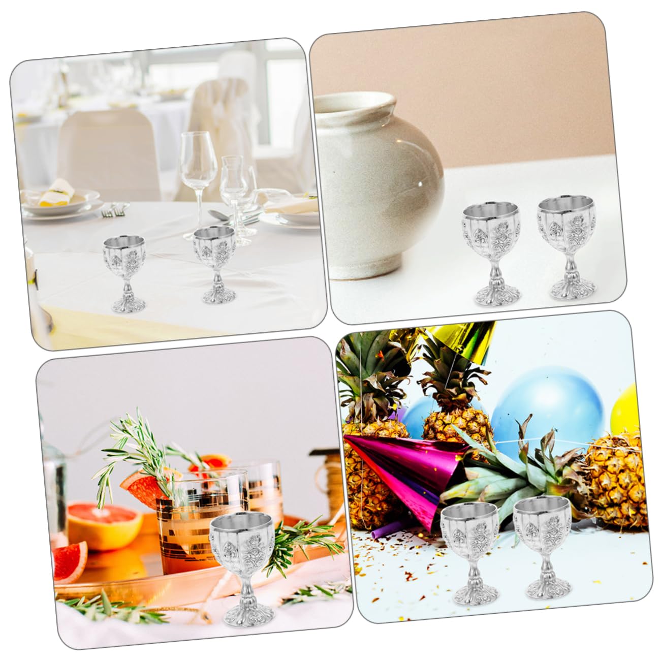 Alipis 10 Pezzi Europeo High-End Bicchiere Di Vino Calice Bicchieri Da Vino In Rilievo Tazze Di Caffè Espresso Tazze Di Di Halloween Calice Tazza Di Tazza Di Casa
