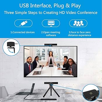 Amazon.co.jp: 3-in-1 Full HD 1080P Conference Webcam with
