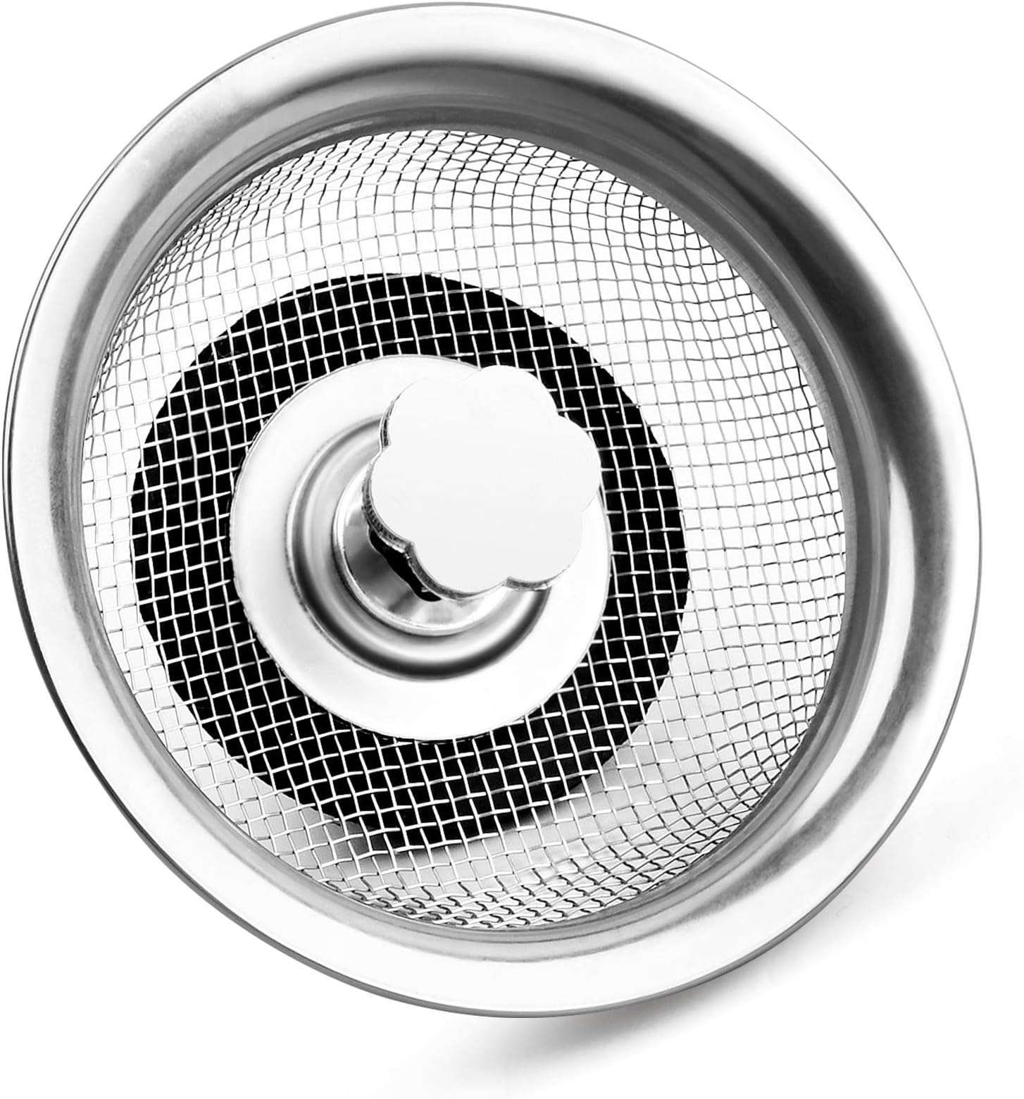 SUNNIFLY 3-in-1 Abflusssieb Edelstahl | Pop-Up Sieb Küche | Für 75-86mm Spülbecken | Anti-Verstopfung