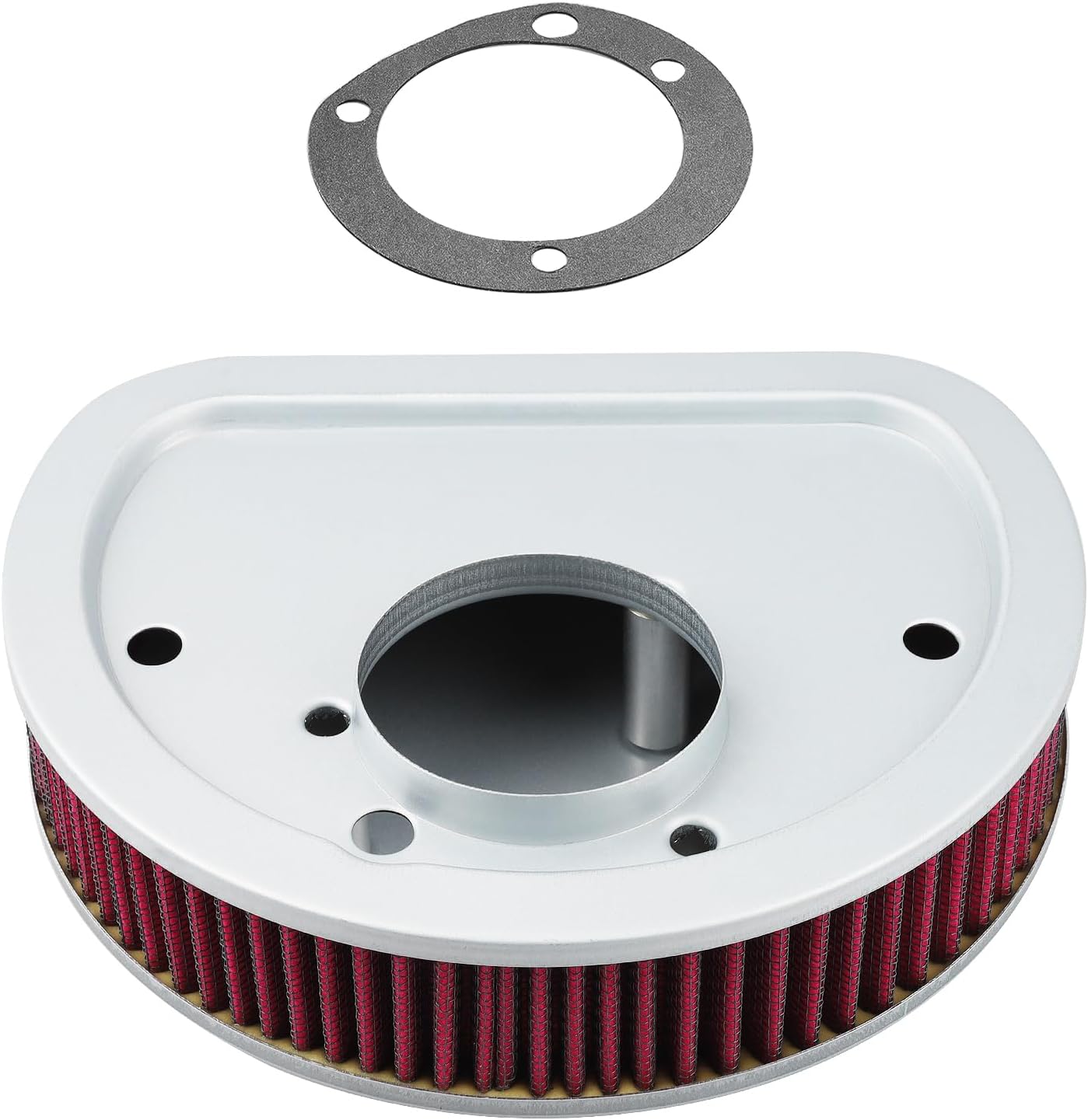 LOCOPOW 29461-99 HD-1499 Air Filter for Harley Davidson Dyna Road King Electra Glide Ultra Classic Fat Boy Heritage Softail Deluxe Deuce Springer Custom Standard Wide Super Glide Low Rider Bob