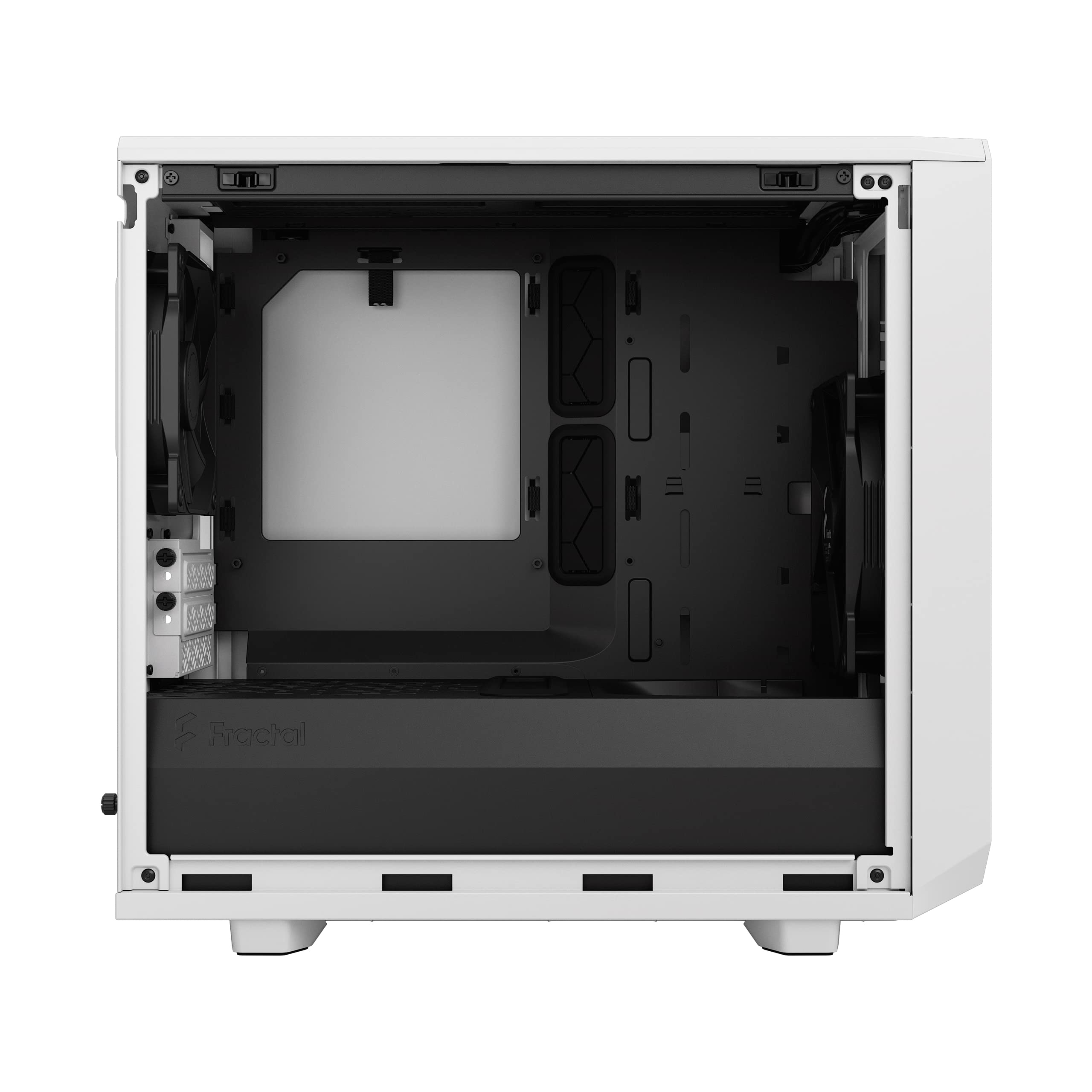 Fractal Design Meshify 2 Nano - MinI-Itx Tower (geh?rtetes Glas) - Keine Spannungsversorgung (atx) - Wei? - Usb/audio (fD-C-Mes2N-02)