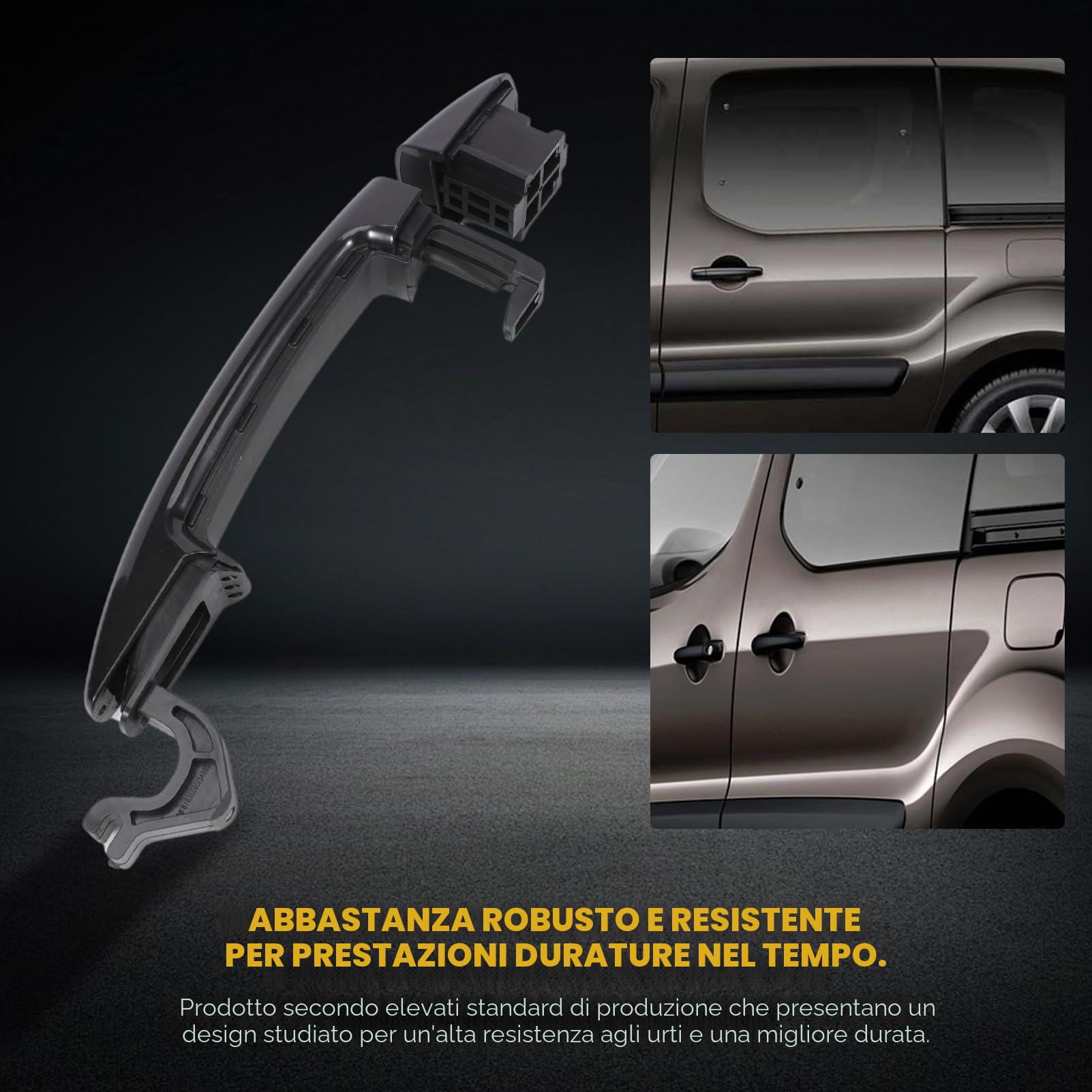 Maniglia porta per Jumpy 2007 – 2016 Berlingo (B9) 2008 – 2018 Expert 2007 – 2016 Partner 2008 – 2013 Scudo 270 X272 2007 – 2016 Polso Porta scorrevole 9101GP
