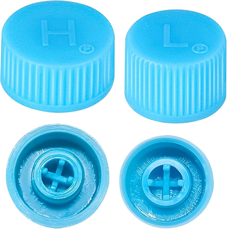 Tampas de Válvula do Ar-Condicionado Automotivo Lyxheth para Sistema R134a – 4 unidades