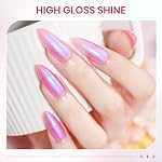 SUPWEE Pearl Nail Polish Set Quick Dry, Mermaid Shell Nail Polish Non Gel Air Fast Drying Fingernail Lacquer Manicure DIY Salon Gift
