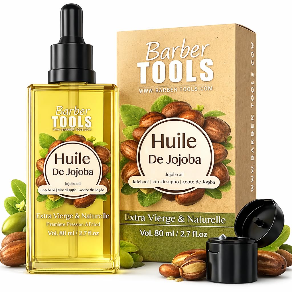 Jojoba Oil 100% Pure Natural & Cold Pressed Face Body Hair Beard Nails 80 ml