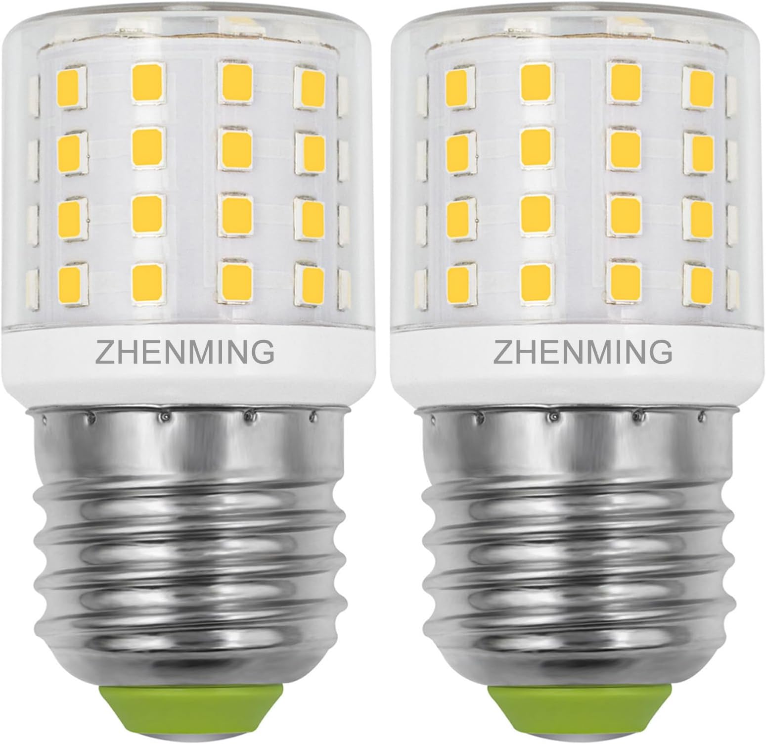 ZHENMING LED AC 100-265V 3.5W Refrigerator KEI D34L Light Bulbs E26 5W Replacement 50w-60w 5304511738 Fridge Light Bulb for Frigidaire Kenmore 5000K Daylight White (Pack of 2)