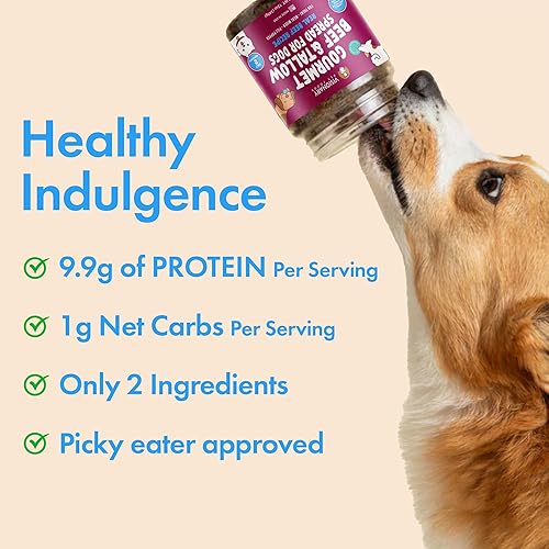 Miniatura 4 de Visionary Pet Foods - Untable de carne de res para perros  Elección más saludable para la mantequilla de maní  Fácil de usar como tapete para lamer