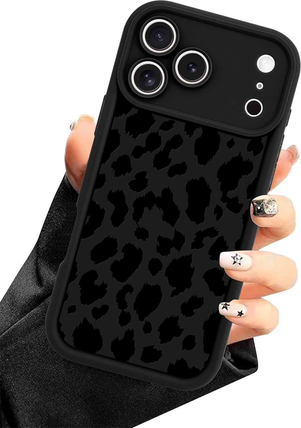 Cheetah Print Phone Case for iPhone 11 Pro, Black