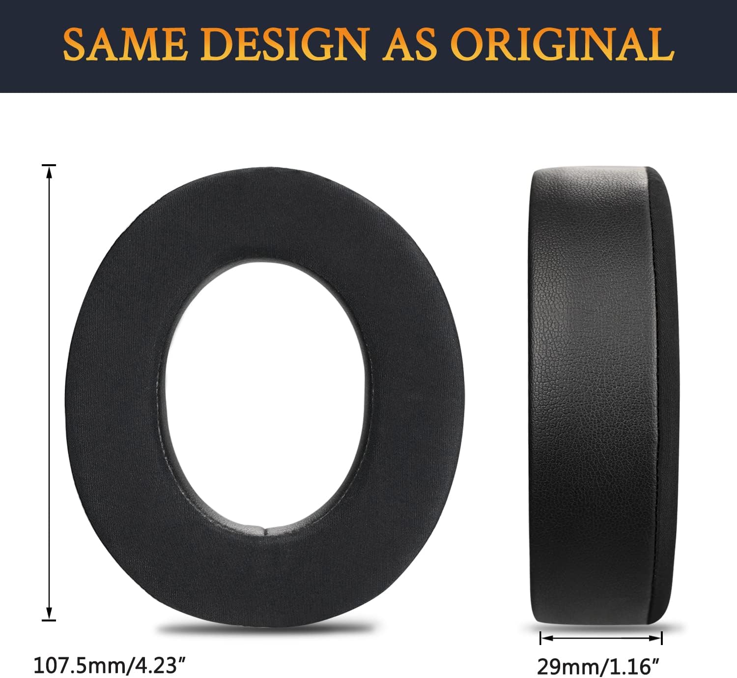 SOULWIT Cooling-Gel Earpads Cushions Replacement for Corsair HS70/Pro HS60/Pro HS50/Pro HS75 XB Gaming Headset/Headphones - Image 4