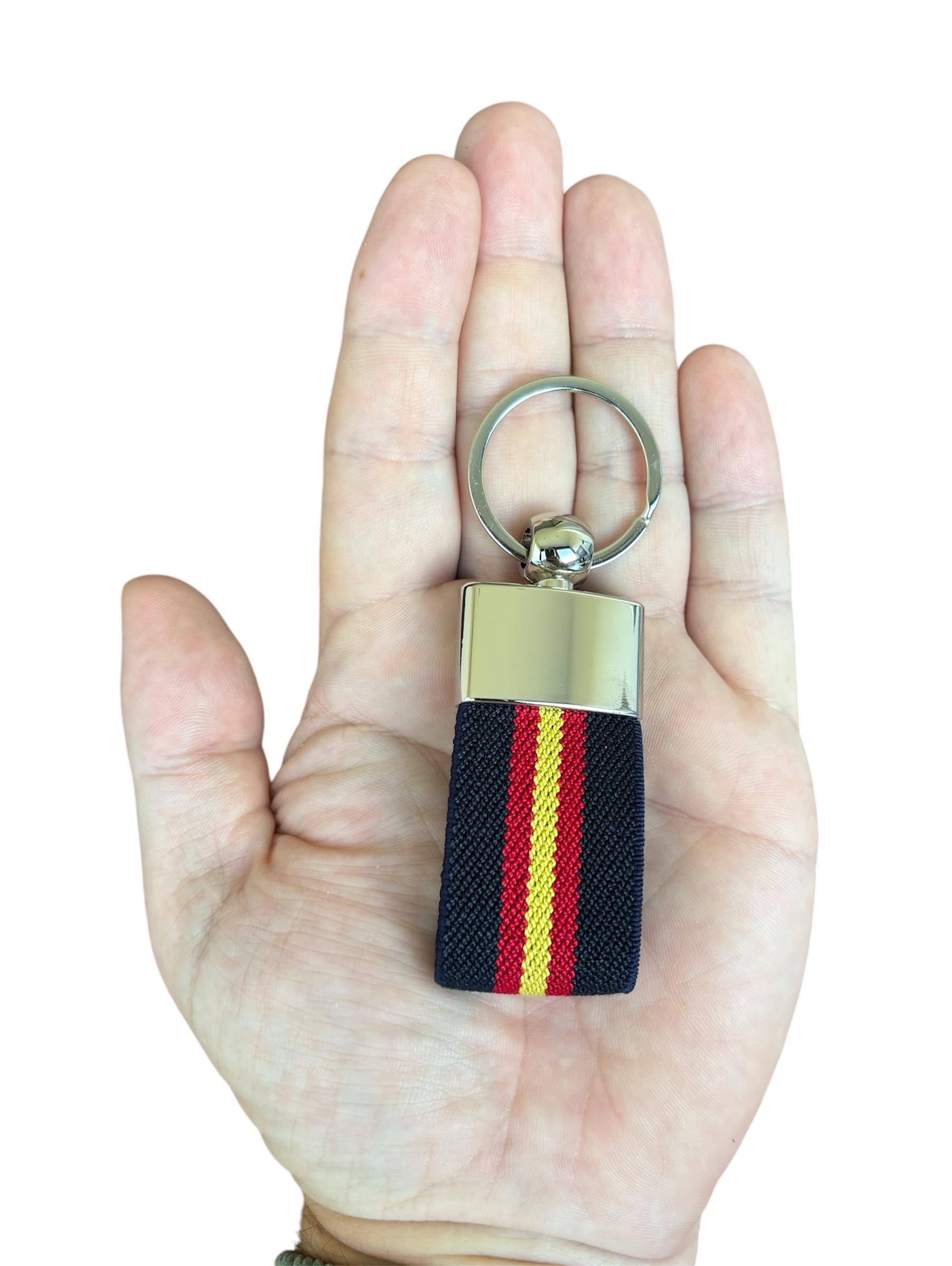 Llavero bandera de España lona para coche moto hombre mujer