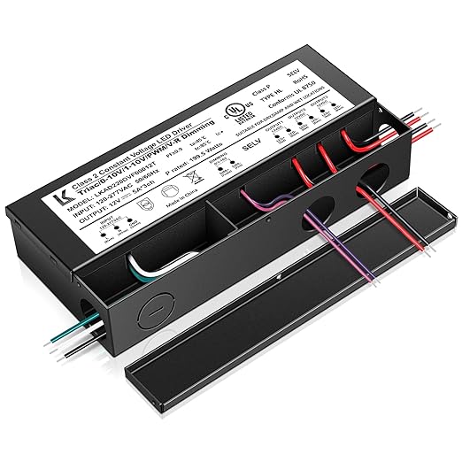 Inshareplus 200w dimmable led driver, 12v triac power supply, ac …