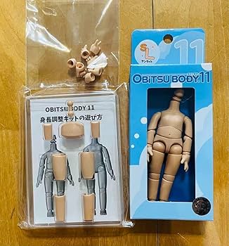 オビツ11  ボディ サンライト 身長調整キット＆ハンドパーツセット付き 11cmオビツボディ（サンライト/スーパーホワイティ）受注生産