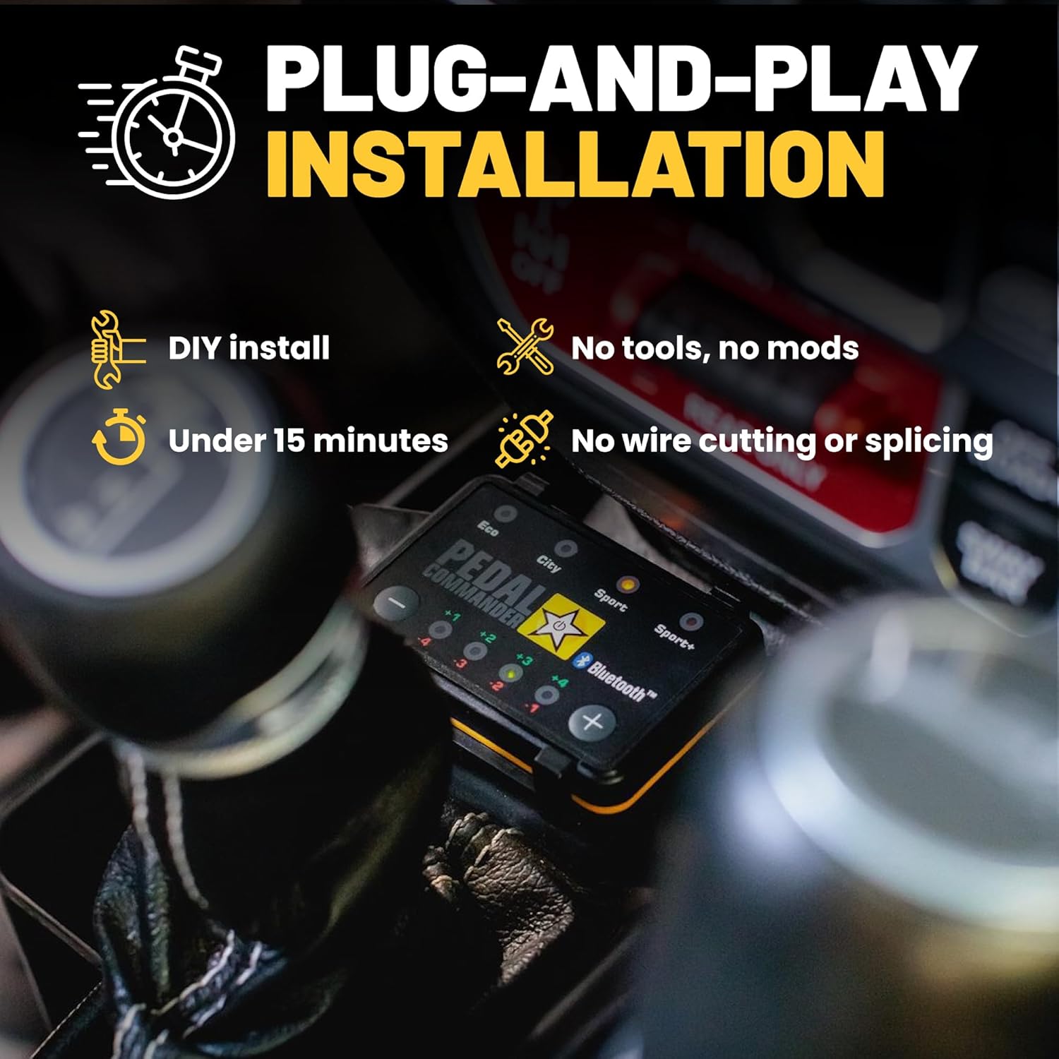 PEDAL COMMANDER Throttle Response Controller Compatible with Jeep Gladiator JT 2020-2026 - Plug-and-Play, 4 Driving Modes, App Control, Throttle Controller Performance, Gladiator JT Truck Accessories