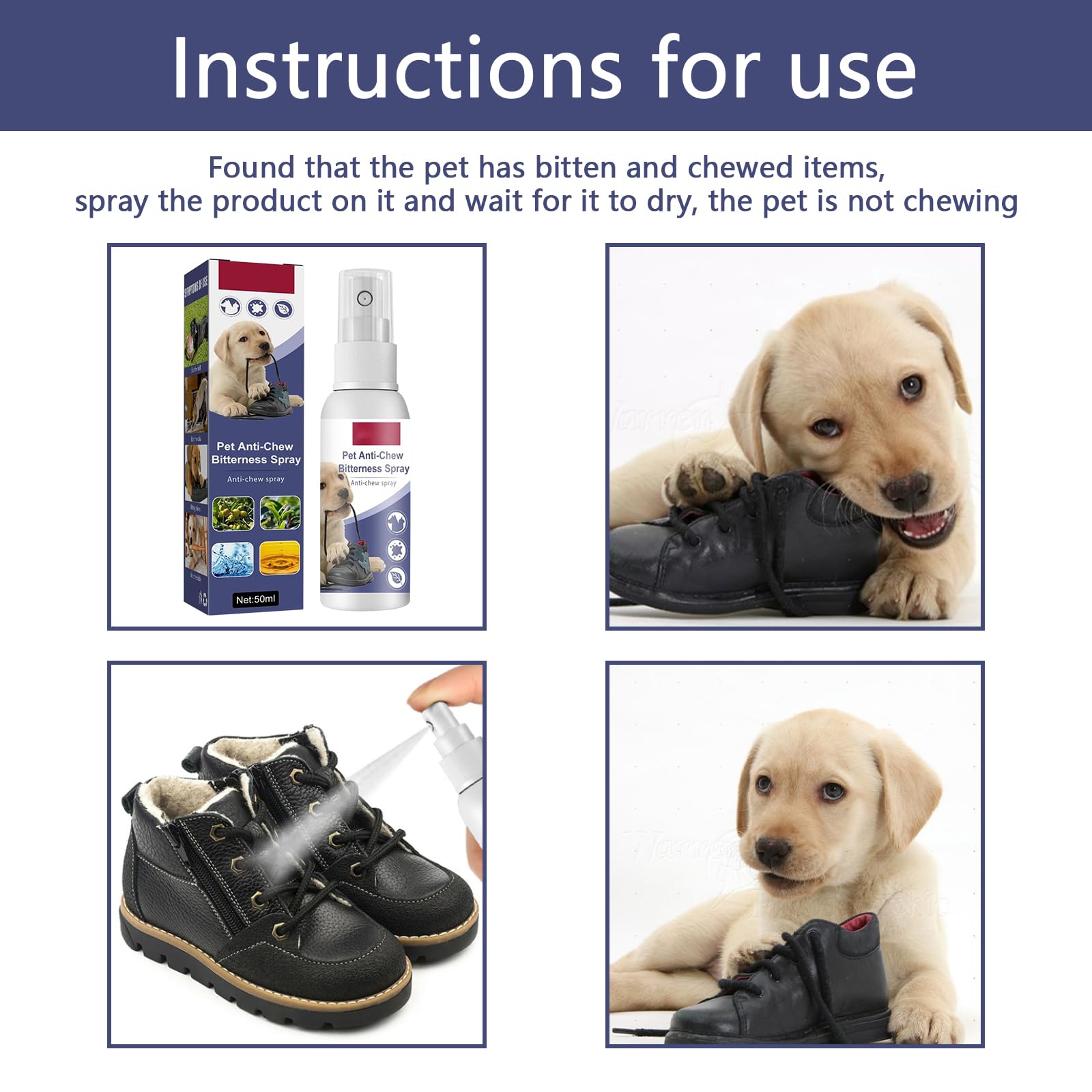 Qunkun Répulsif Chat Canapé, Répulsif Chat, Spray Anti Griffure Chat Chat Canapé, Spray Anti Griffure, Repulsif Chien Interieur, pour Canapé, Porte, Table, Meubles, Protège Votre Maison, 50ml