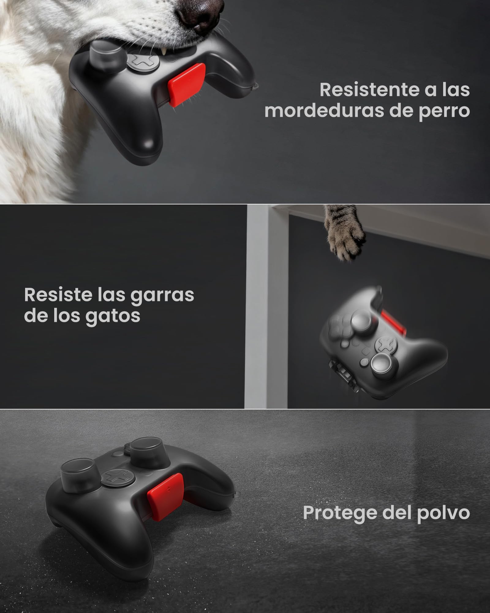 tomtoc Étui pour Manette Nintendo Switch 2 Pro Controller, Housse de Protection Rigide Mate, Coque Rigide pour Joystick, étui de Rangement Portable, Antichoc, Anti-Rayures, résistant à l’Eau