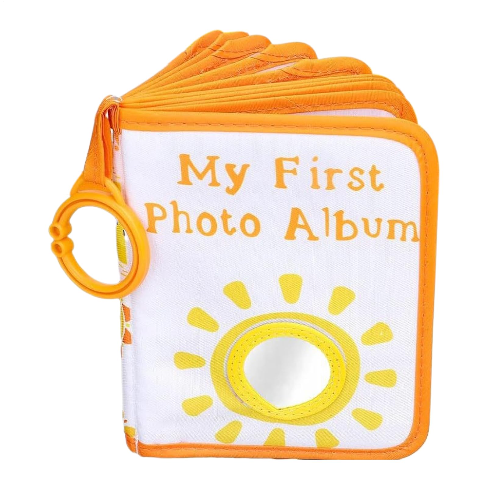 Livre photo bébé en tissu souple pour éviter les déchirures des albums en papier