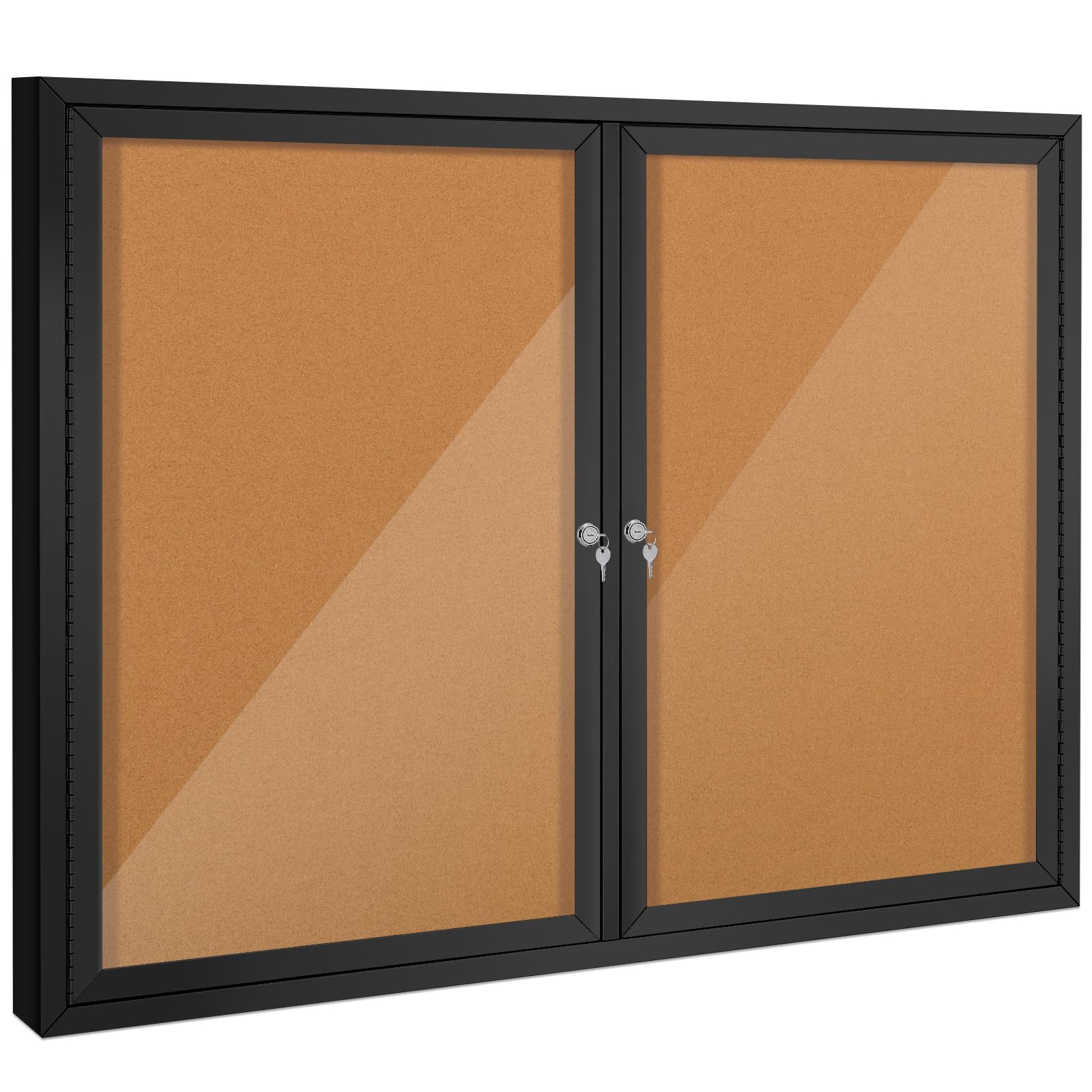 Aazon.co: SWANCROWN Enclosed Bulletin Board Weatherproof 37x28in