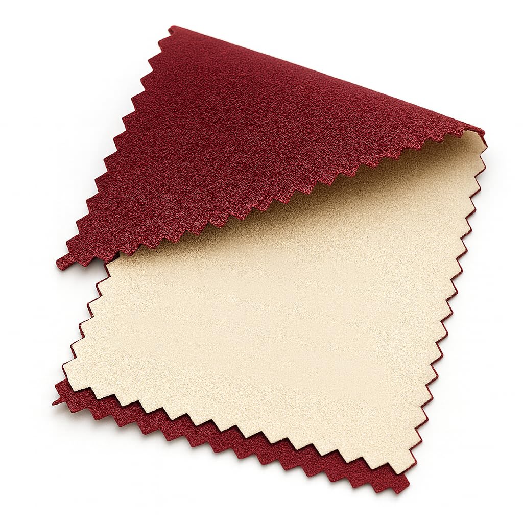 2/Pk 12 x 14 Jewelers Red Rouge Polishing Buffing Cloth For Jewelry