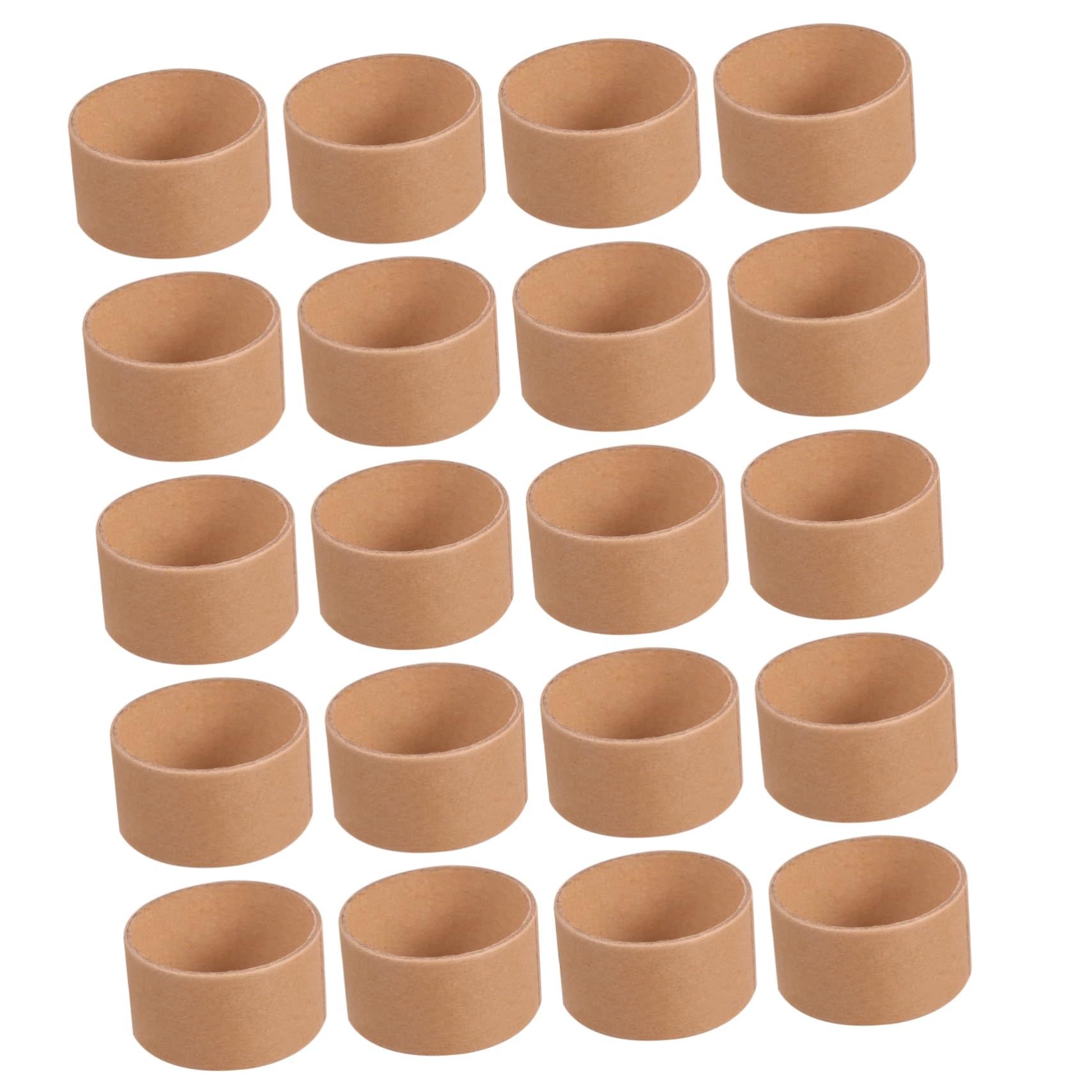 CIMAXIC Hand Painted Paper Tubes 20pcs Craft Rolls Cardboard Tubes Boys and Girls Art Easel Materials