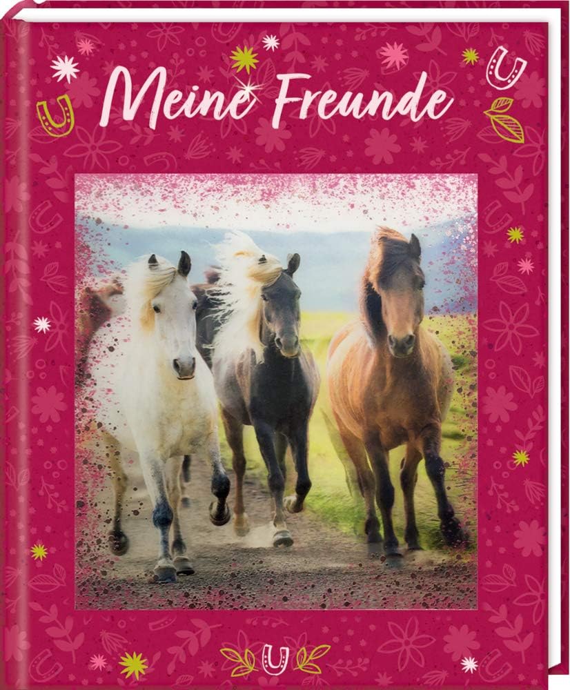 Freundebuch - Pferdefreunde - Meine Freunde: mit 3-D-Bild