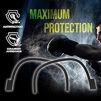 Vista 4 de CROSSDESIGN Juego de guardabarros, compatible con Volkswagen Tiguan 2012-2017, 4 piezas, color negro texturizado 5N0854732B9B9