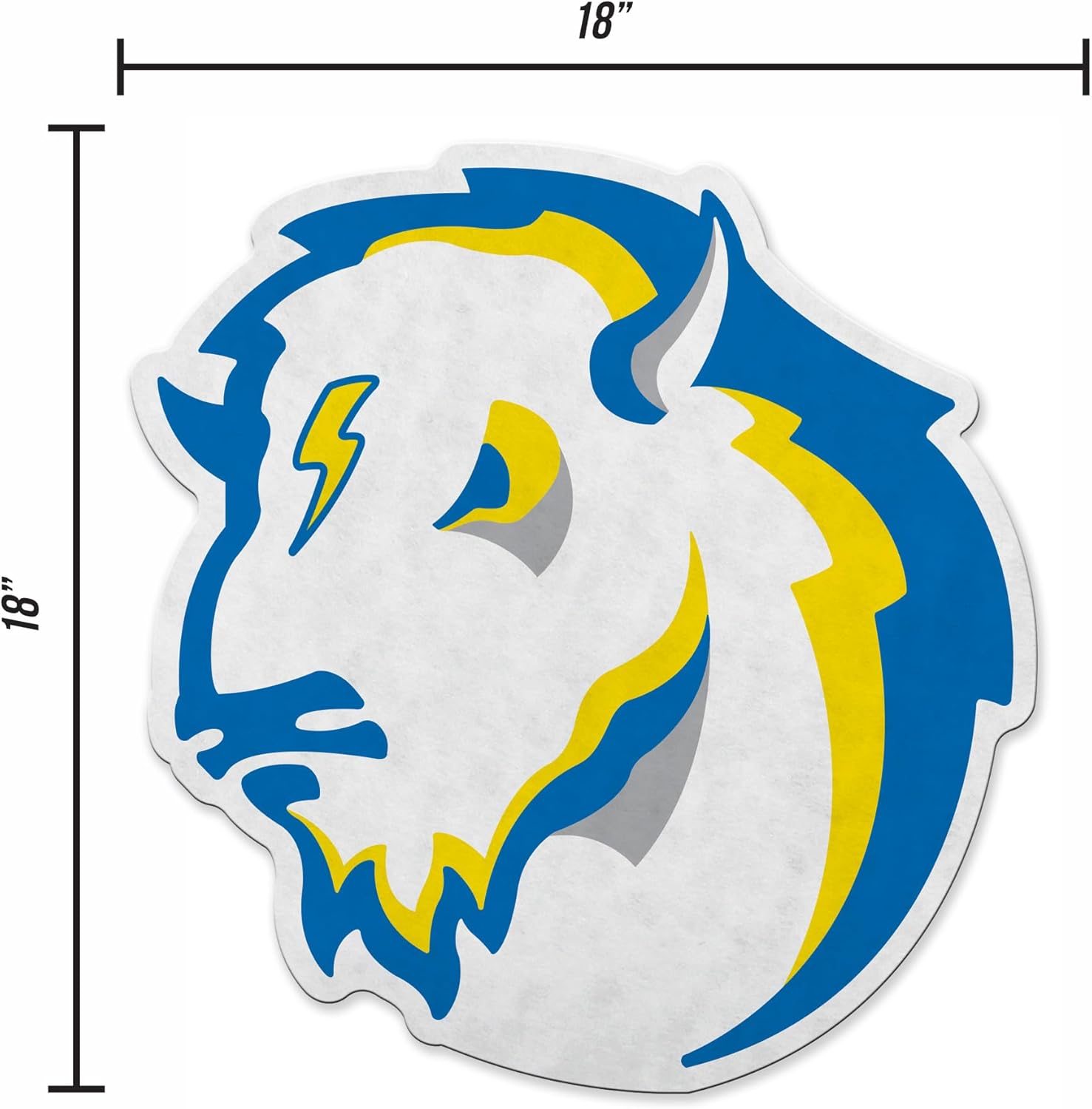 Rico Industries NCAA Southeastern Oklahoma State Savage Storm Shape Cut Pennant - Home and Living Room Décor - Soft Felt EZ to Hang - Image 5