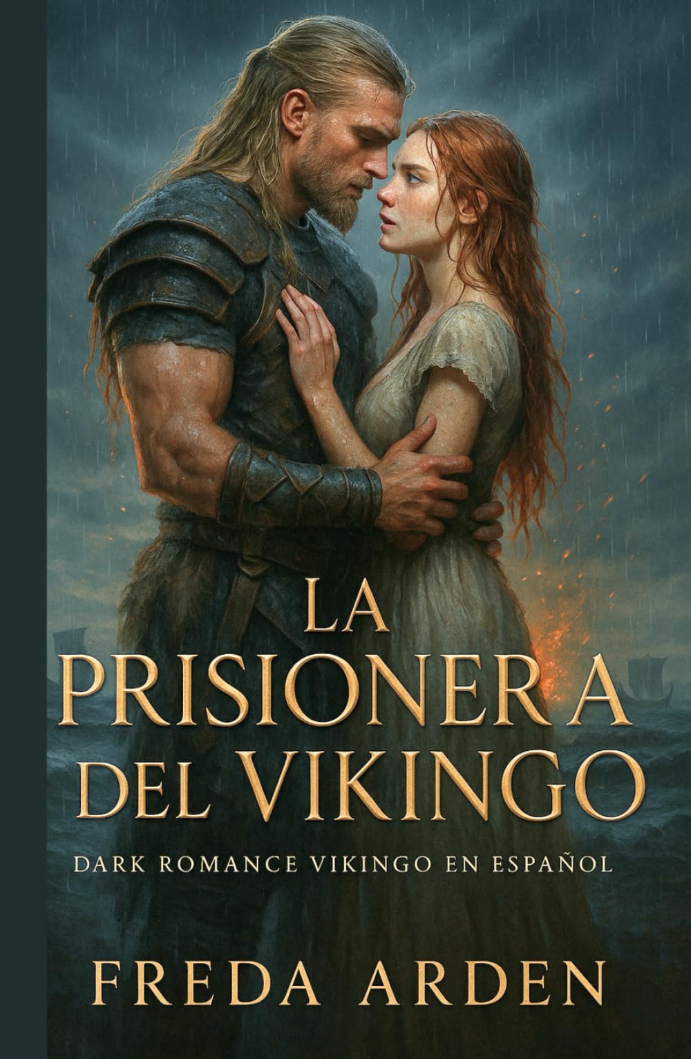 LA PRISIONERA DEL VIKINGO. Dark Romance Vikingo en Español: Ella era su botín. Él, su condena. La Saga de un Jarl que la tomó y la mujer que lo ... (Crónicas y Pasiones Vikingas de Freda Arden)