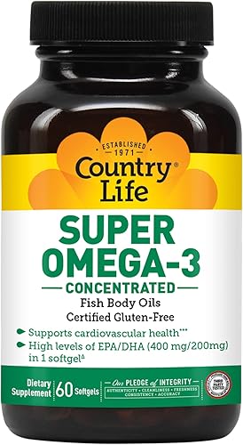 Miniatura 1 de Country Life Super Omega-3, 60 unidades