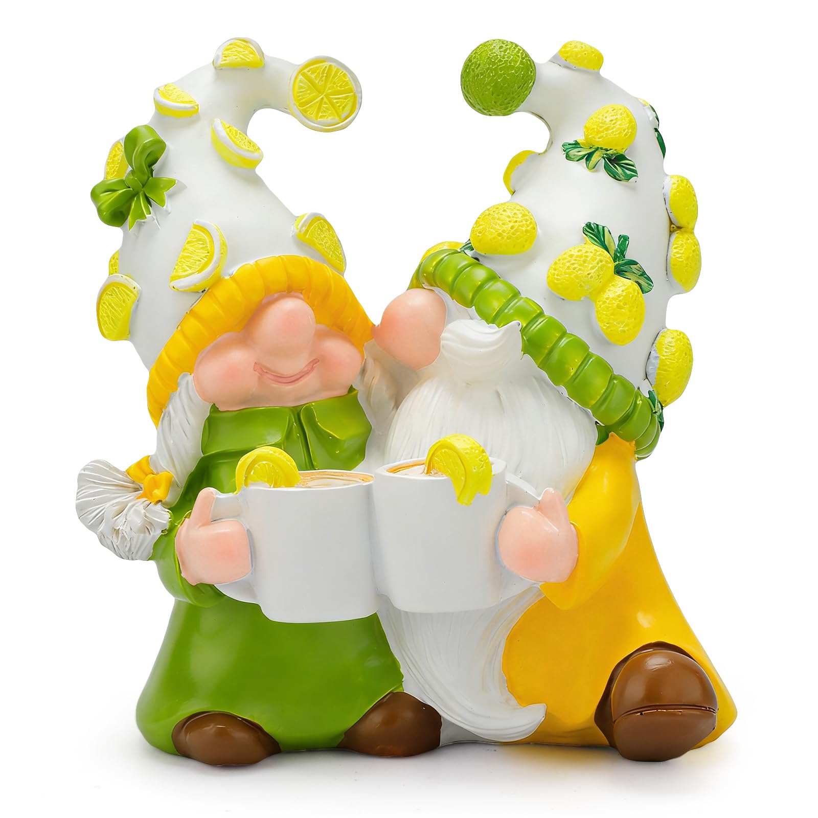Lemon Gnome Decor Lemon Themed Gifts for Women Summer Gnomes Lemon Decorations for Home Kitchen Tiered Tray Table Ornaments Indoor